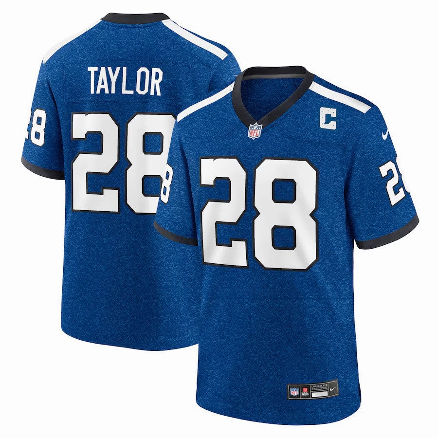 Jonathan Taylor NFL Indianapolis Colts Nike Indiana Nights Alternate Game Jersey - Royal