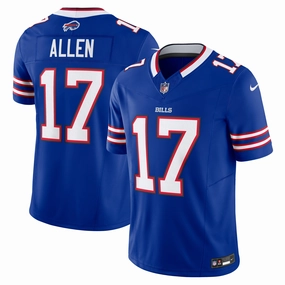 Josh Allen Buffalo Bills NFL Nike Vapor F.U.S.E. Limited Player Blue Jersey