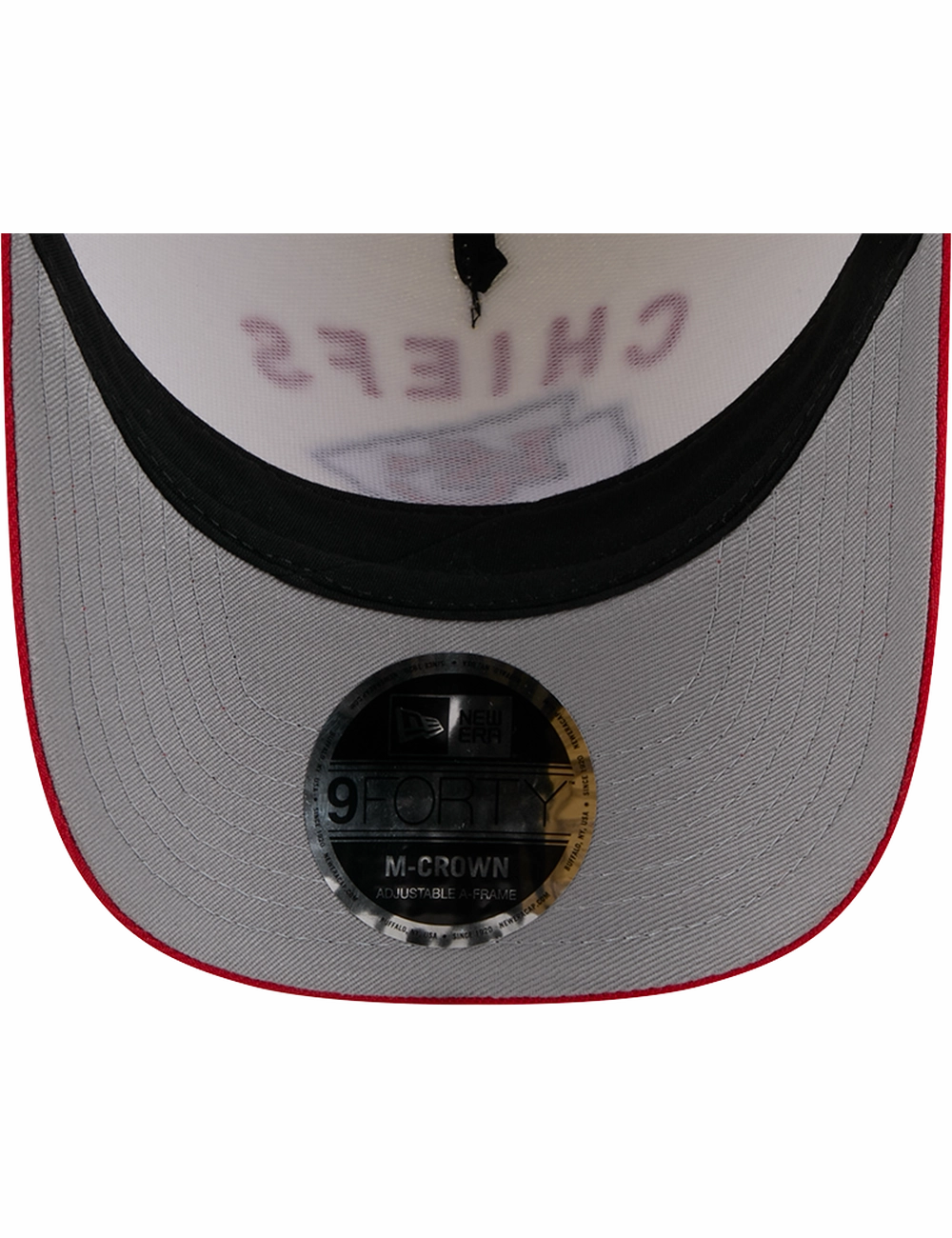 Kansas City Chiefs New Era NFL 25 Draft 9FORTY M-Crown Snapback Hat - Chrome