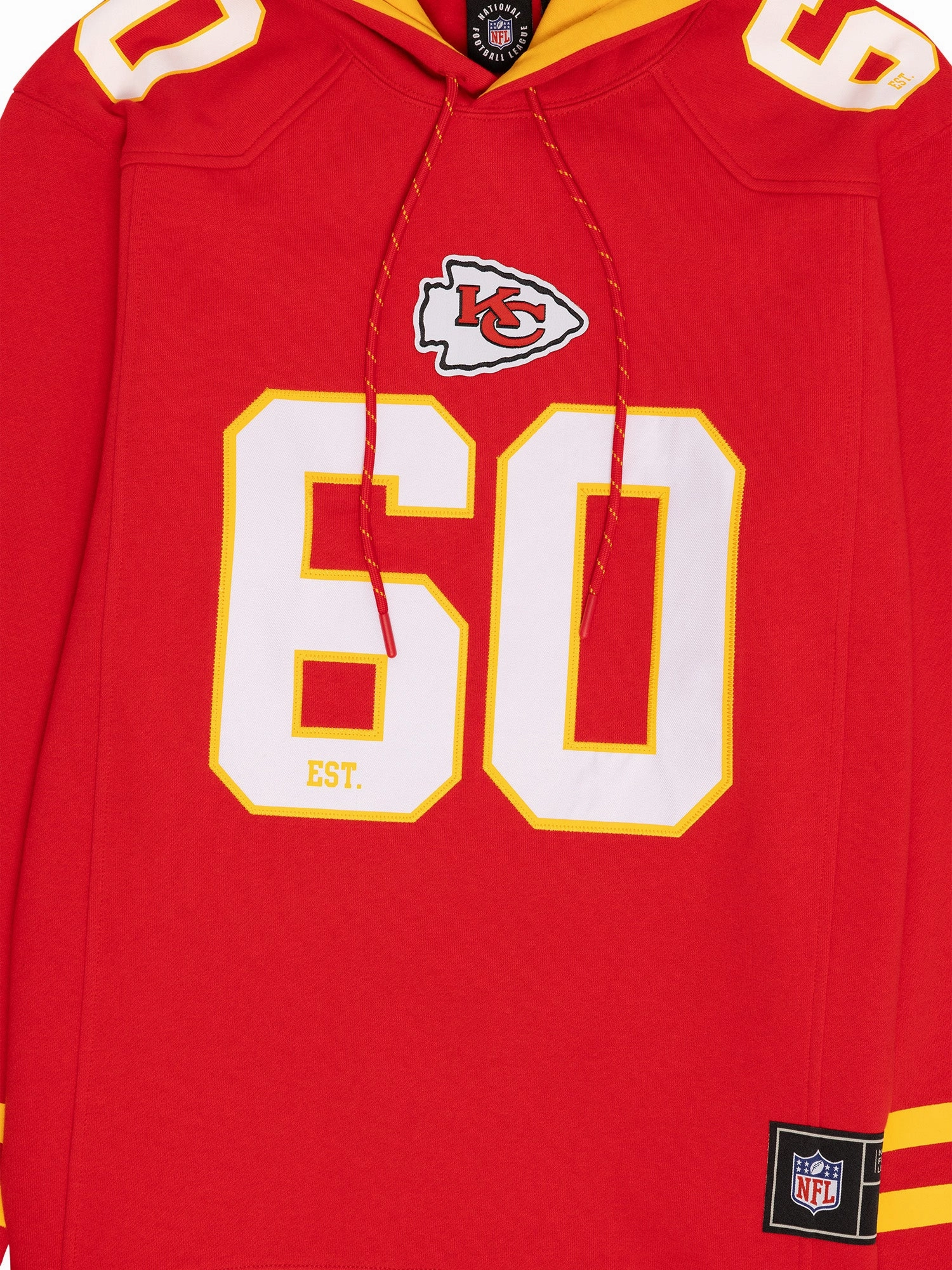 Kansas City Chiefs NFL Foundation Panel Hoodie Jumper - Red