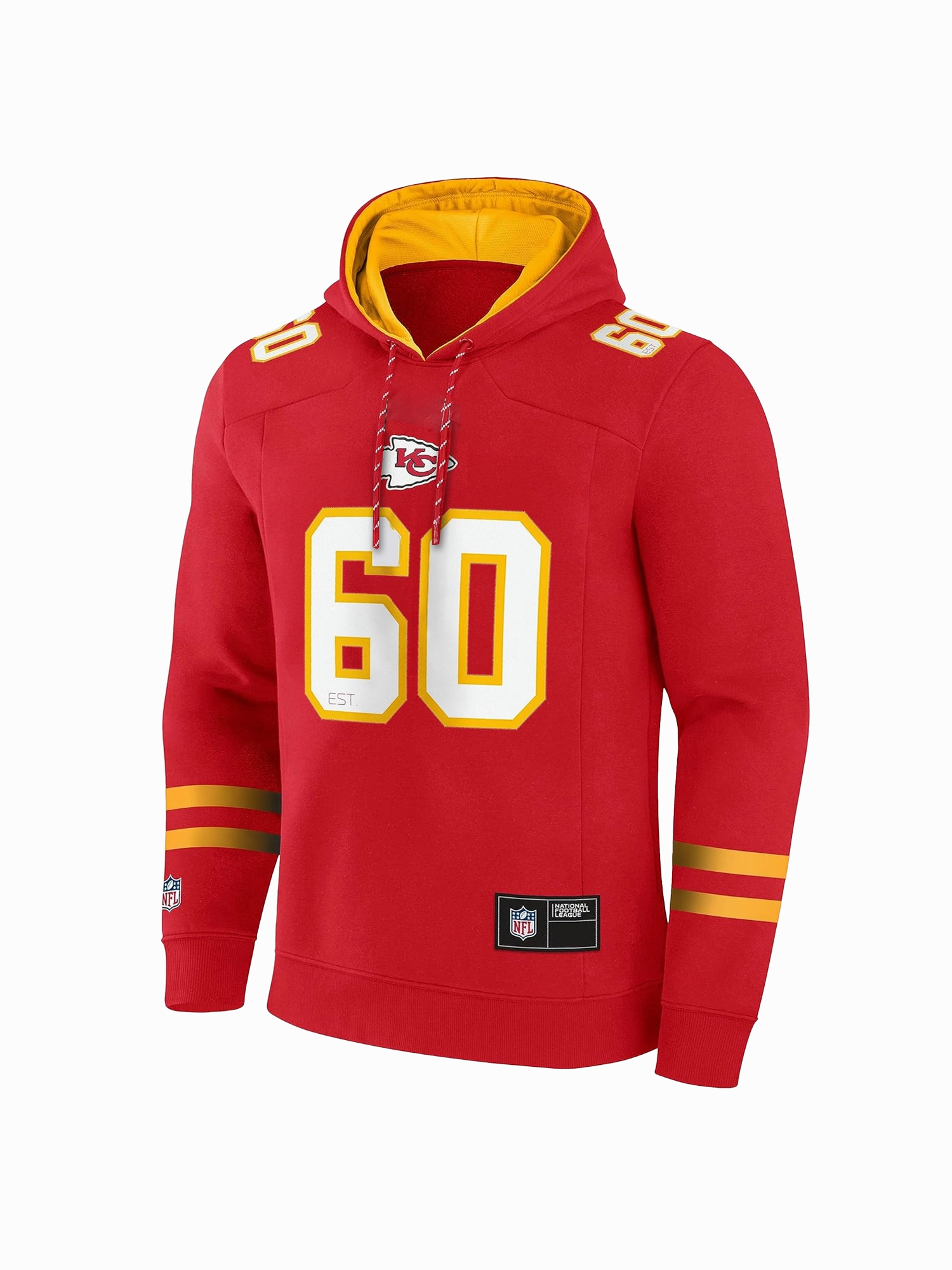 Kansas City Chiefs NFL Foundation Panel Hoodie Jumper - Red