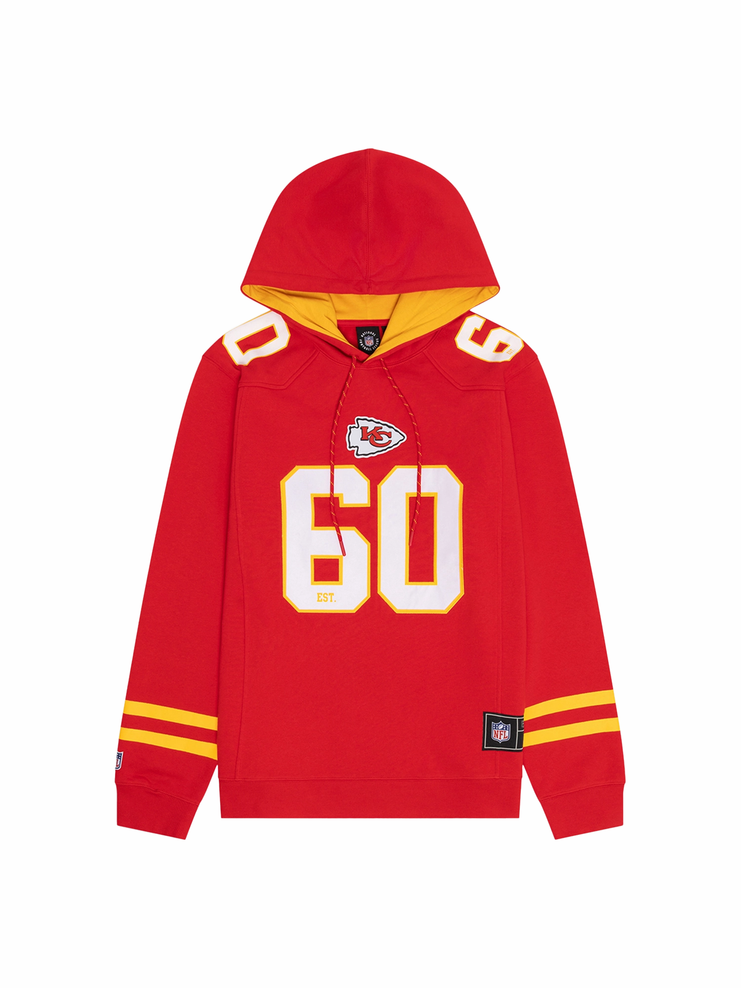 Kansas City Chiefs NFL Foundation Panel Hoodie Jumper - Red