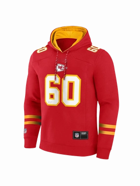 Kansas City Chiefs NFL Foundation Panel Hoodie Jumper - Red