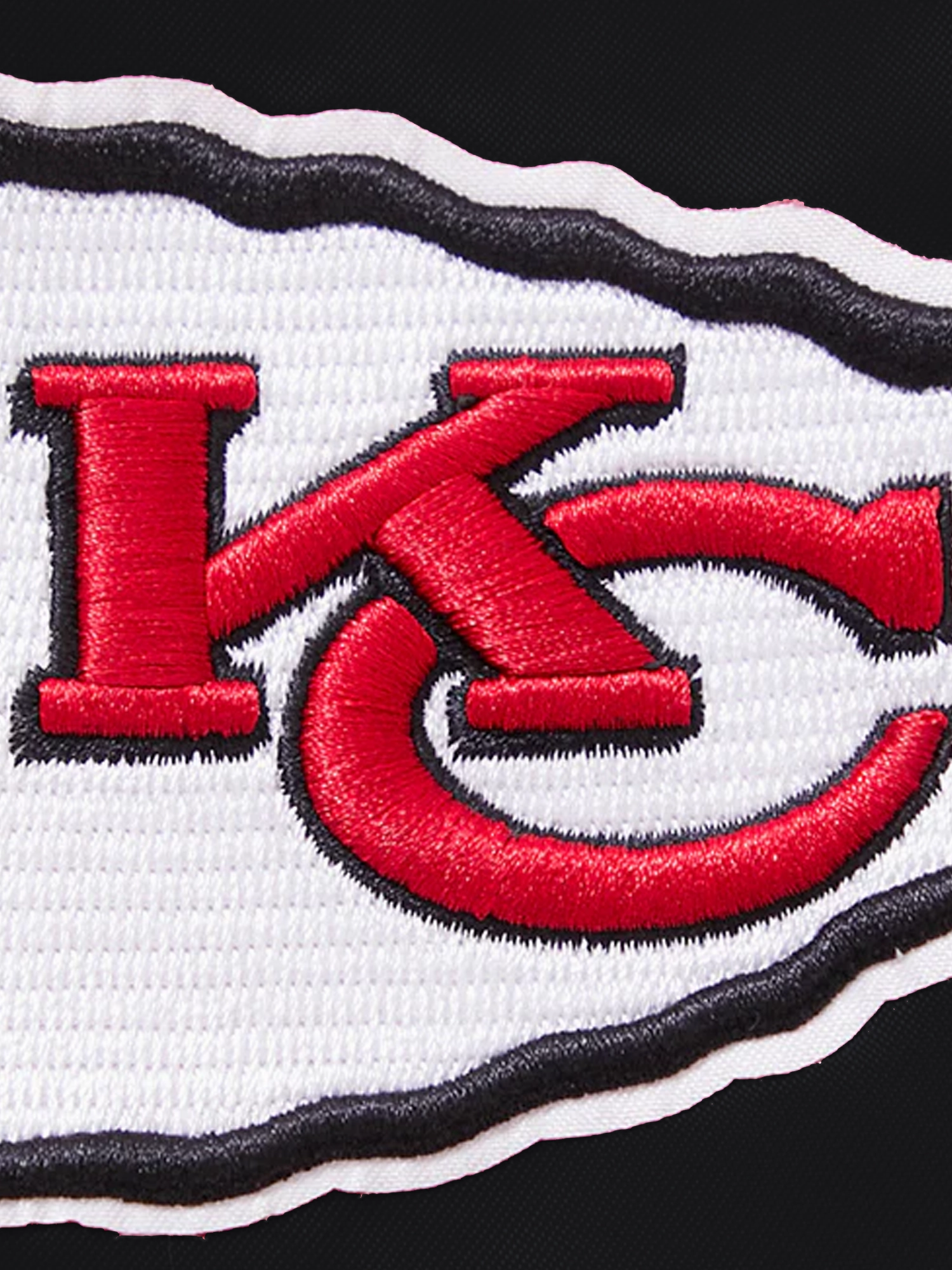 Kansas City Chiefs Pro Standard NFL Team Classic Satin Button Jacket - Black