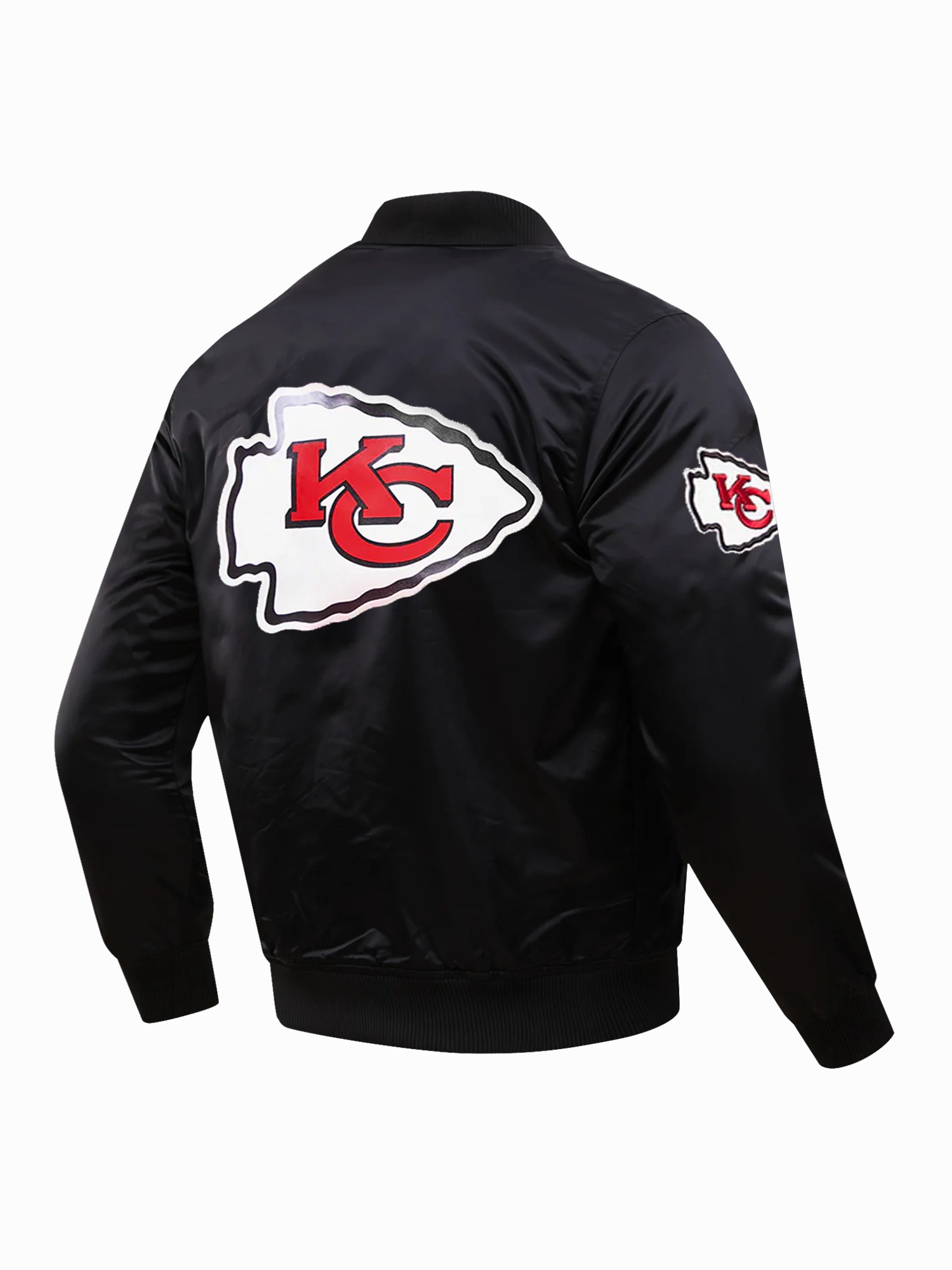 Kansas City Chiefs Pro Standard NFL Team Classic Satin Button Jacket - Black