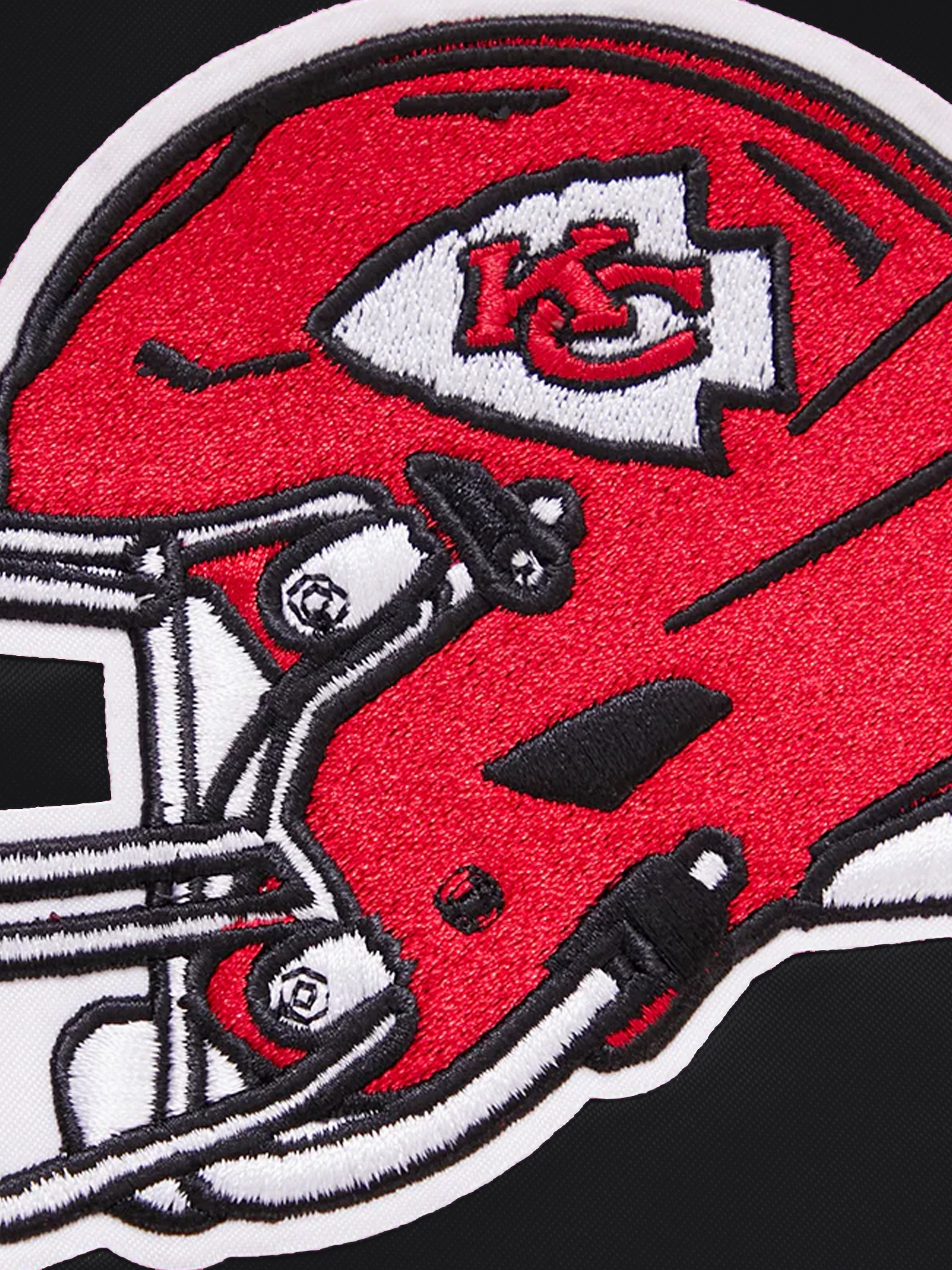 Kansas City Chiefs Pro Standard NFL Team Classic Satin Button Jacket - Black