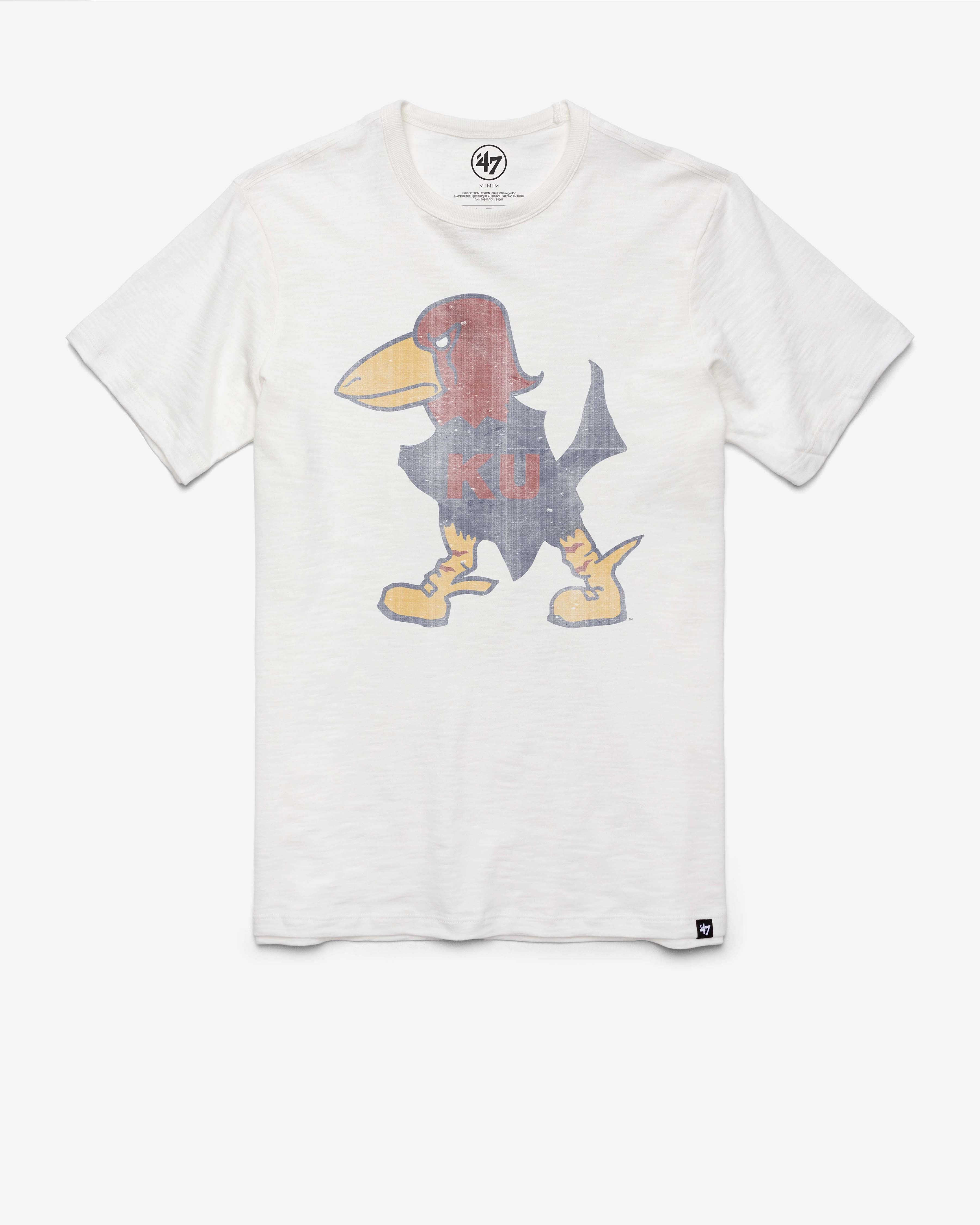 KANSAS JAYHAWKS VINTAGE GRIT '47 SCRUM TEE