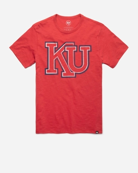 KANSAS JAYHAWKS VINTAGE GRIT '47 SCRUM TEE