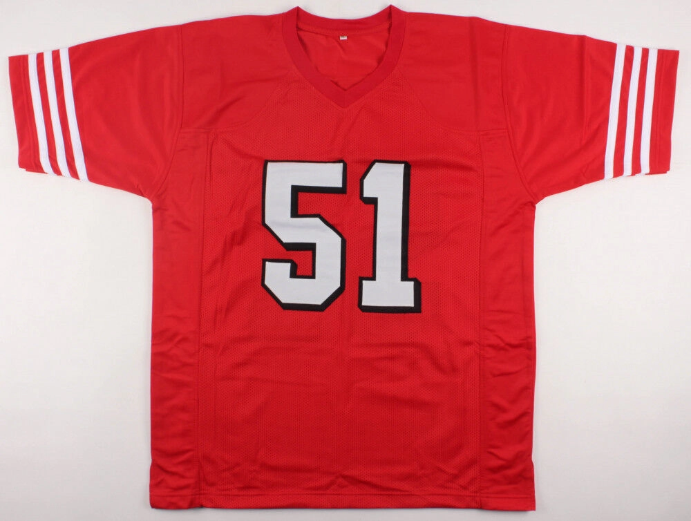 Ken Norton Jr Signed San Francisco 49ers Jersey (Beckett) 3Super Bowl Champion