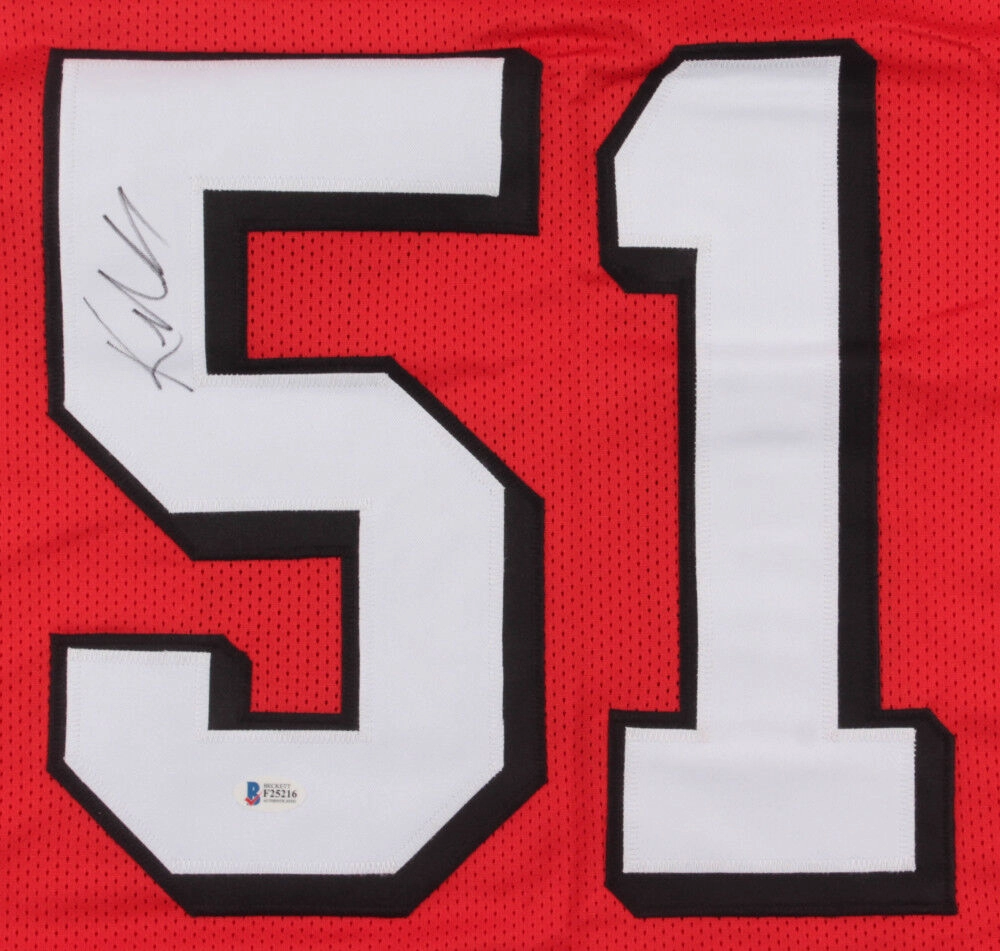 Ken Norton Jr Signed San Francisco 49ers Jersey (Beckett) 3Super Bowl Champion