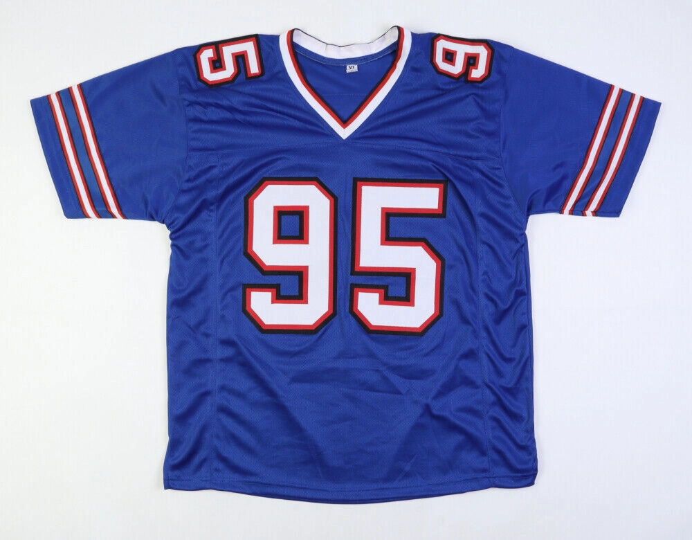 Kyle Williams Signed Bills Blue Jersey (JSA) Buffalo 6xPro Bowl Defensive Tackle