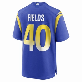 LA.Rams #40 Tony Fields Royal Team Game Stitched American Football Jerseys