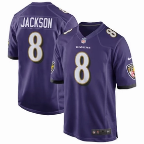Lamar Jackson NFL Baltimore Ravens Nike Game Jersey - Purple