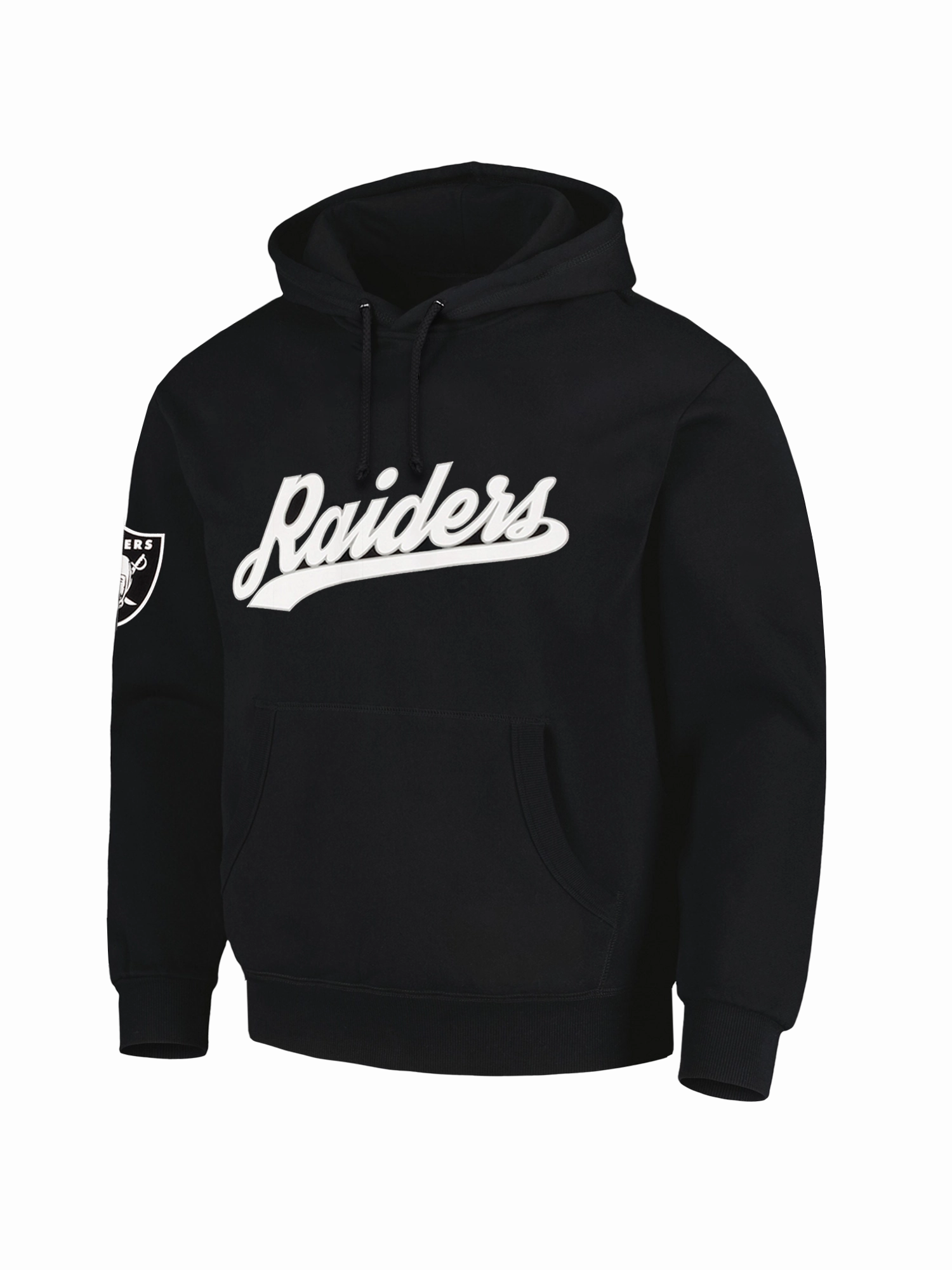 Las Vegas Raiders Majestic NFL Script Vintage Hoodie Jumper - Black