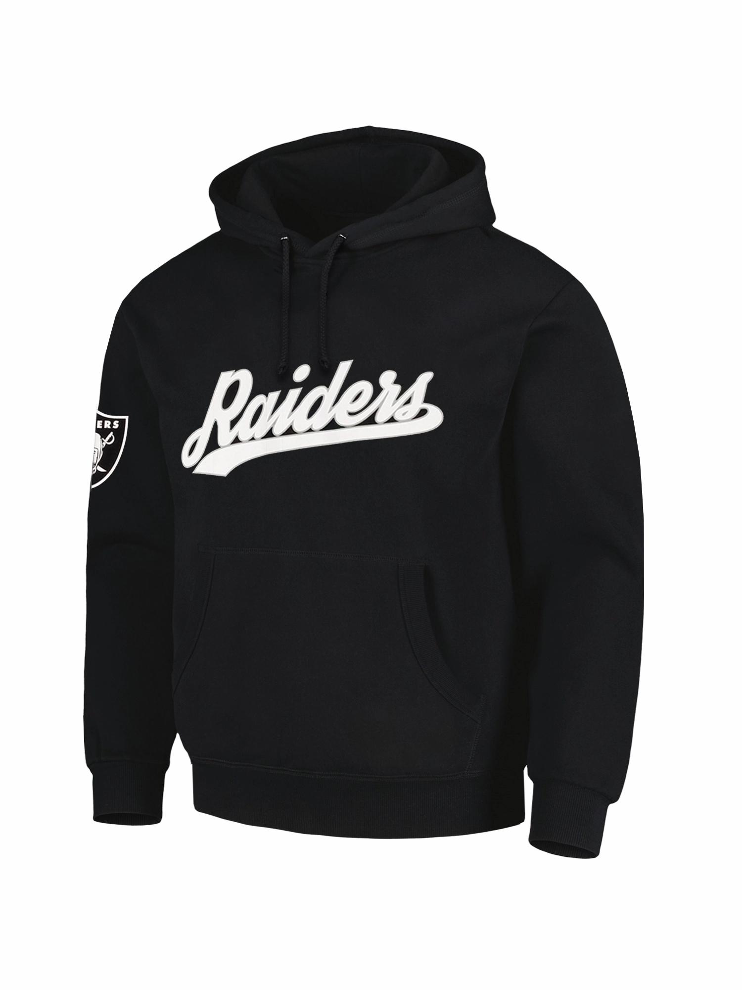 Las Vegas Raiders Majestic NFL Script Vintage Hoodie Jumper - Black