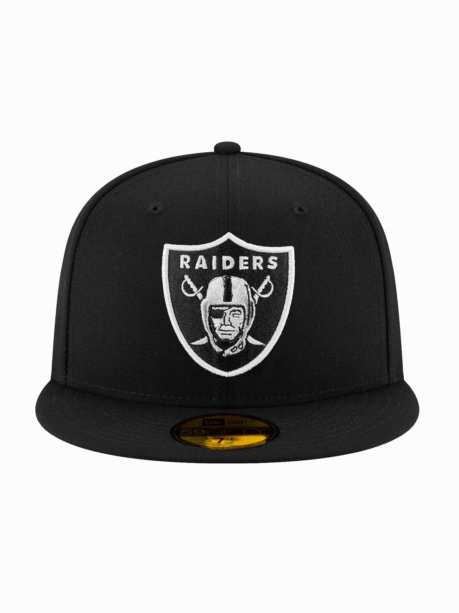 Las Vegas Raiders New Era NFL Team 59FIFTY Fitted Hat - Black