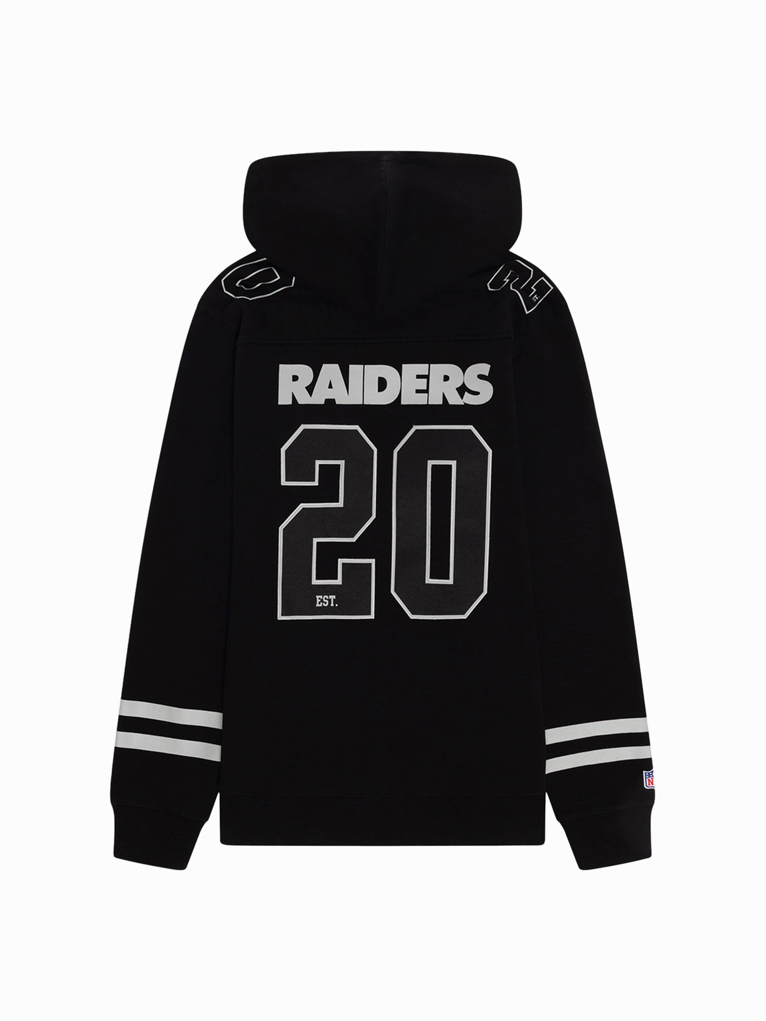 Las Vegas Raiders NFL Foundation Panel Hoodie Jumper - Black