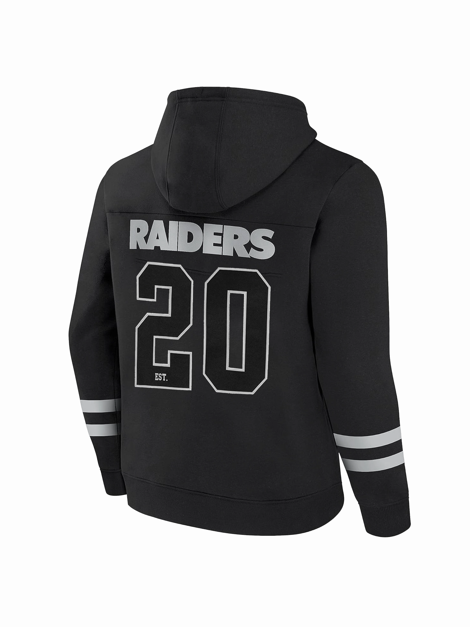 Las Vegas Raiders NFL Foundation Panel Hoodie Jumper - Black