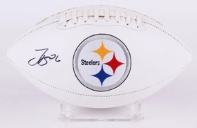 Le'Veon Bell Signed Steelers Team Logo Football (JSA) 2 Pro Bowl (2014, 2016)