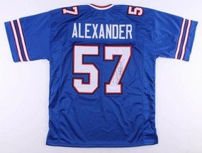 Lorenzo Alexander Signed Buffalo Bills Jersey (JSA COA) 2??Pro Bowl Linebacker