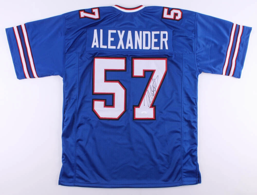 Lorenzo Alexander Signed Buffalo Bills Jersey (JSA COA) 2??Pro Bowl Linebacker
