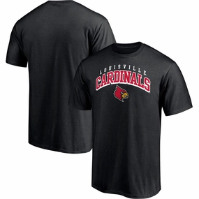 Louisville Cardinals NCAA UK Fanatics Branded Line Corps T-Shirt - Black