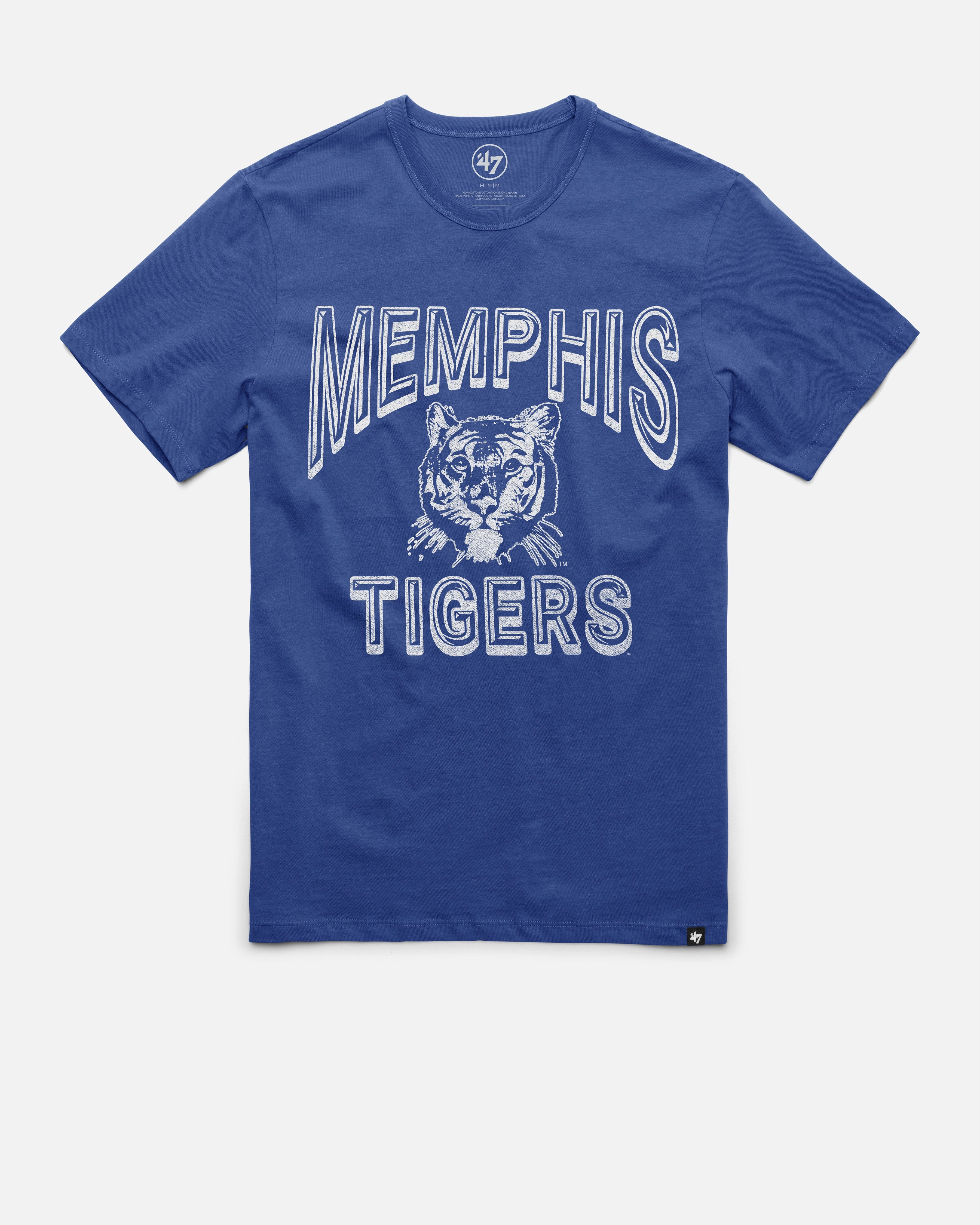 MEMPHIS TIGERS VINTAGE FAN OUT '47 FRANKLIN TEE