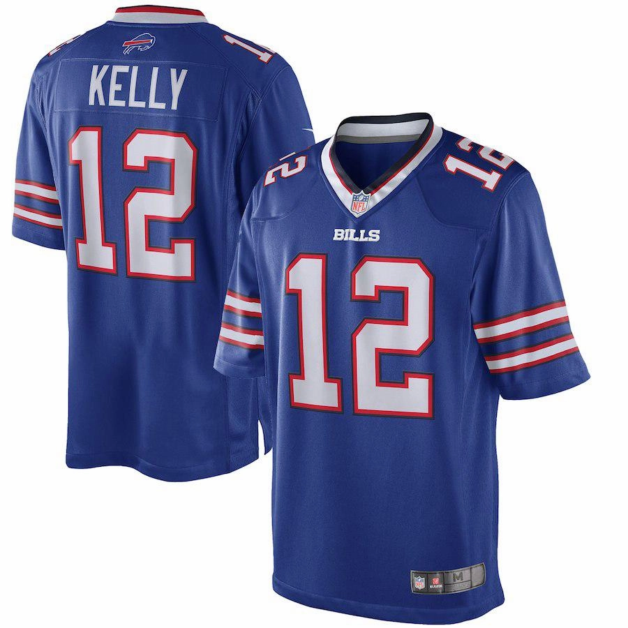 Men's Buffalo Bills Jim Kelly Royal Retired Player Limited Jersey