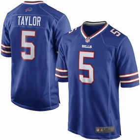 Men's Buffalo Bills Tyrod Taylor Royal Game Jersey