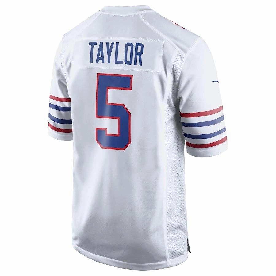 Men's Buffalo Bills Tyrod Taylor White Alternate Game Jersey