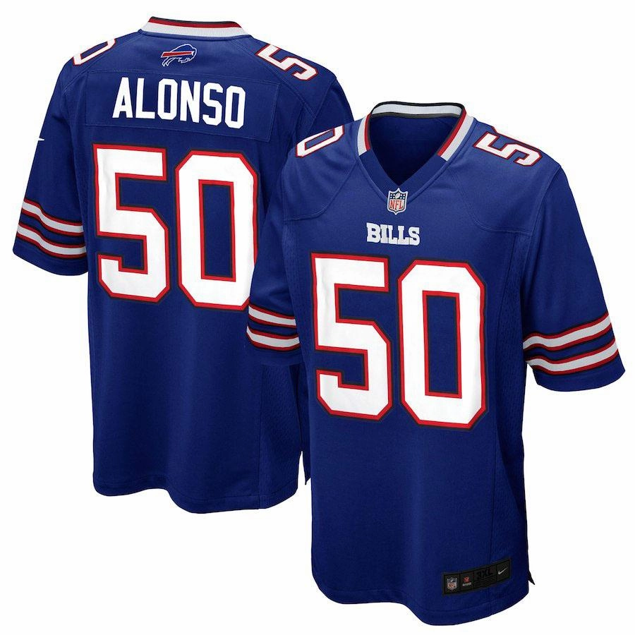 Mens Buffalo Bills Kiko Alonso Royal Blue Game Jersey