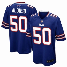 Mens Buffalo Bills Kiko Alonso Royal Blue Game Jersey