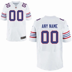 Mens Buffalo Bills White Custom Alternate Elite Jersey