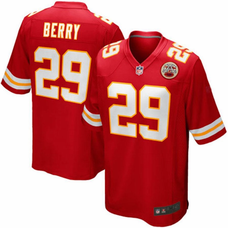 Mens Kansas City Chiefs Eric Berry Red Game Jersey
