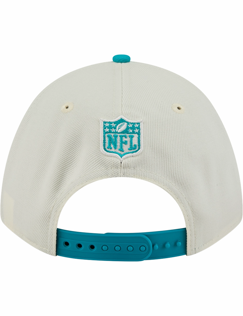 Miami Dolphins New Era NFL 25 Draft 9FORTY M-Crown Snapback Hat - Chrome
