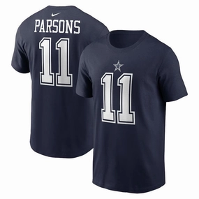 Micah Parsons NFL Dallas Cowboys Nike Player Name & Number T-Shirt - Navy