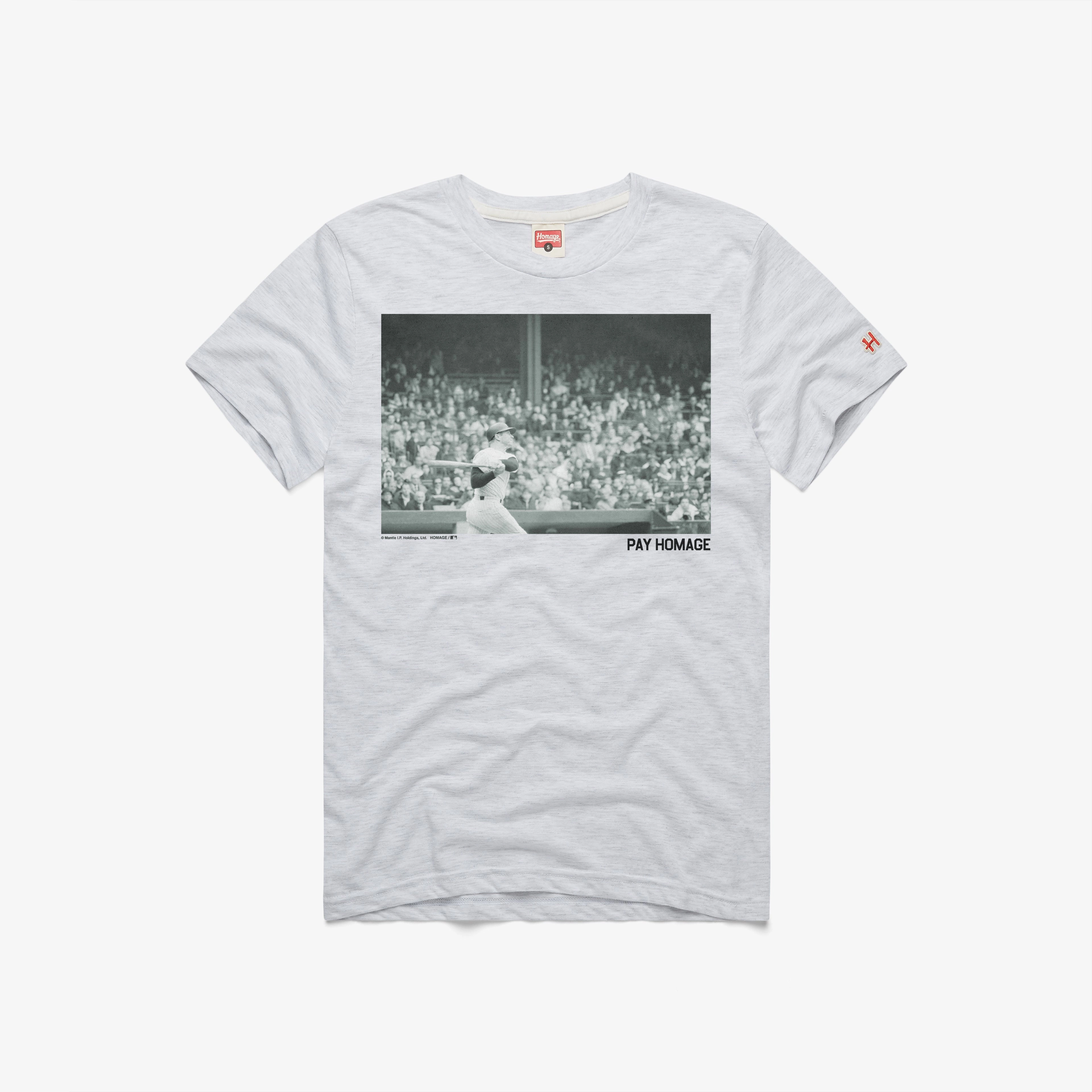 Mickey Mantle Pay Homage