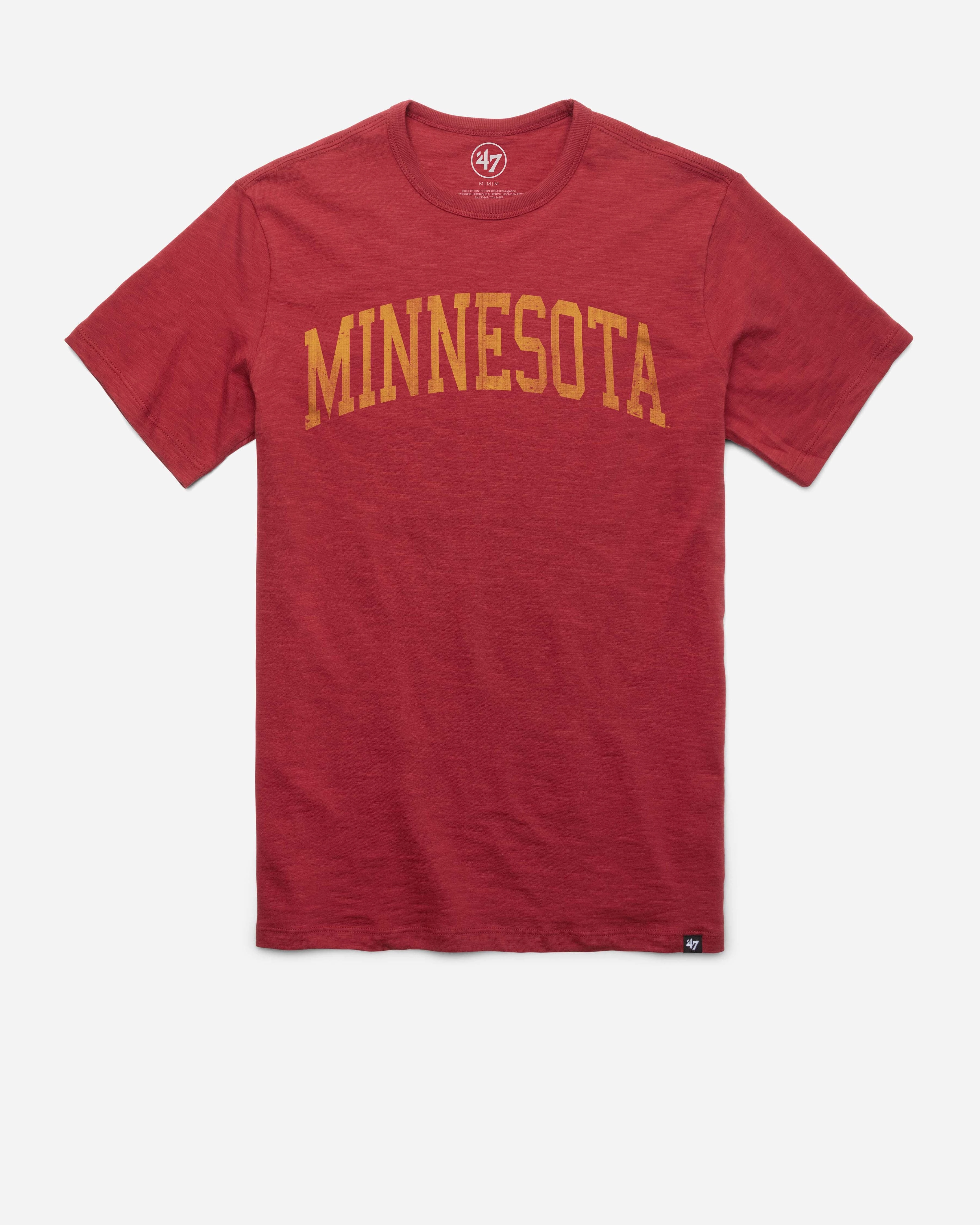 MINNESOTA GOLDEN GOPHERS VINTAGE CLASSIC BLOCK '47 SCRUM TEE