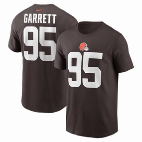 Myles Garrett NFL Cleveland Browns Nike Player Name & Number T-Shirt - Brown