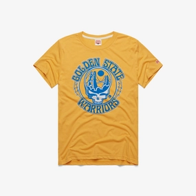NBA x Grateful Dead x Warriors Skull