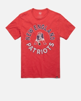 NEW ENGLAND PATRIOTS HISTORIC ROUNDED '47 SCRUM TEE