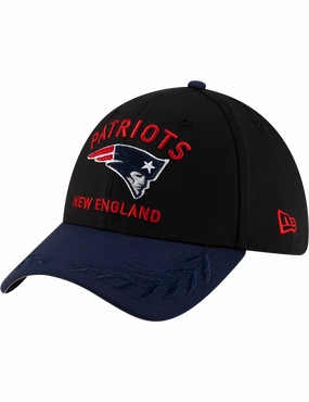 New England Patriots New Era NFL 25 Draft 39THIRTY Stretch-Fit Hat - Black