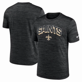 New Orleans Saints NFL Nike Velocity Performance T-Shirt - Black