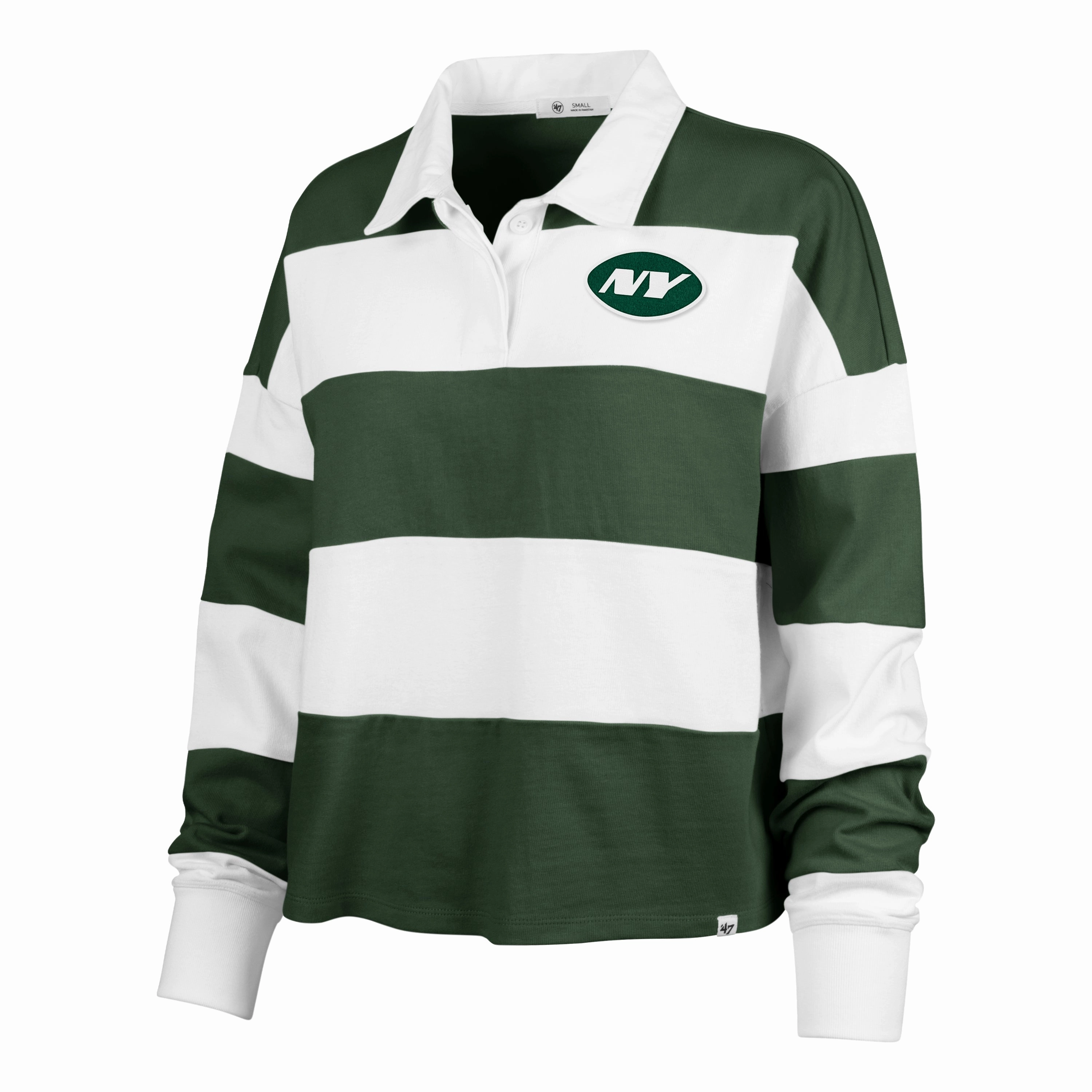 NEW YORK JETS CLUBHOUSE HALL '47 RAVEN RUGBY WOMENS