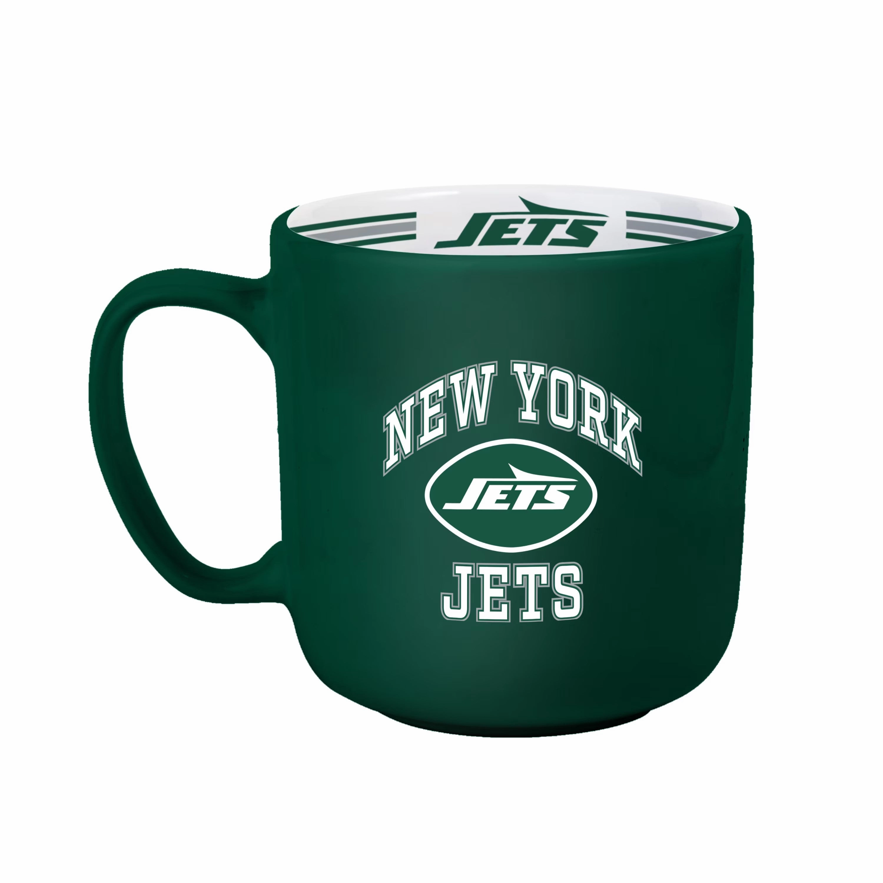 New York Jets NFL UK 15oz. Stripe Mug
