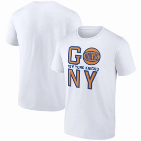 New York Knicks NBA Go NY T-Shirt - White