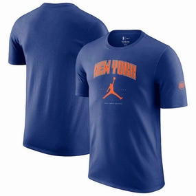 New York Knicks NBA Jordan Brand Unisex Essential Cities T-Shirt - Blue