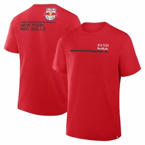 New York Red Bulls MLS Fanatics Corner Kick Legacy Cotton T-Shirt - Red