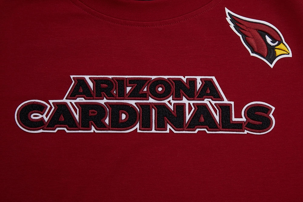 NFL ARIZONA CARDINALS CLASSIC SHORT SLEEVE WOMEN'S SINGLE JERSEY SLIM FIT TEE (CARDINAL RED)