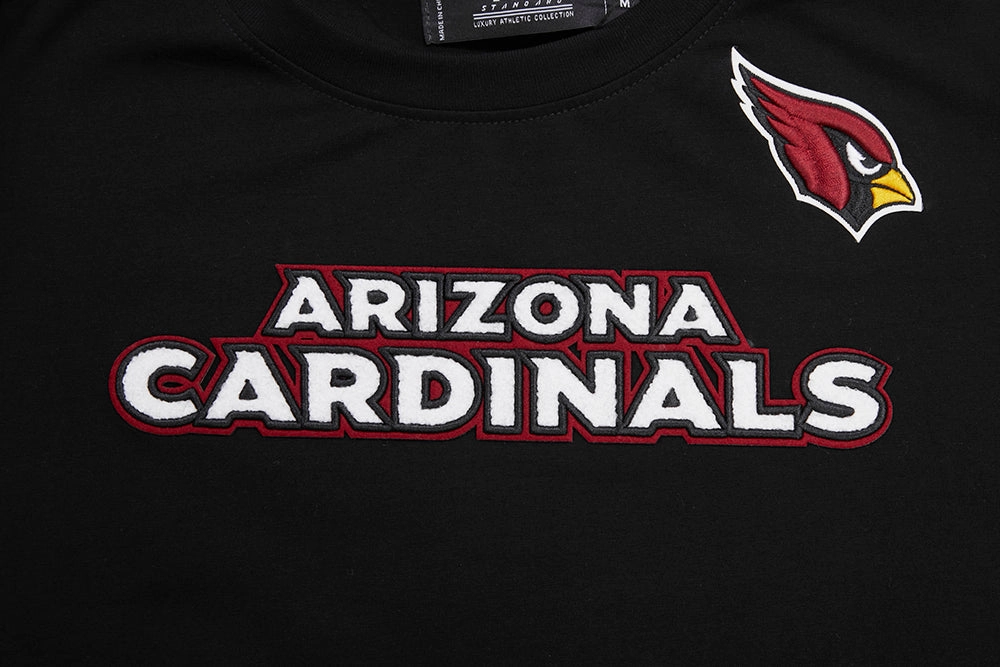NFL ARIZONA CARDINALS CLASSIC SHORT SLEEVE WOMEN'S SLIM FIT TEE (BLACK)